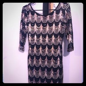 Sequined evening/NYE dress